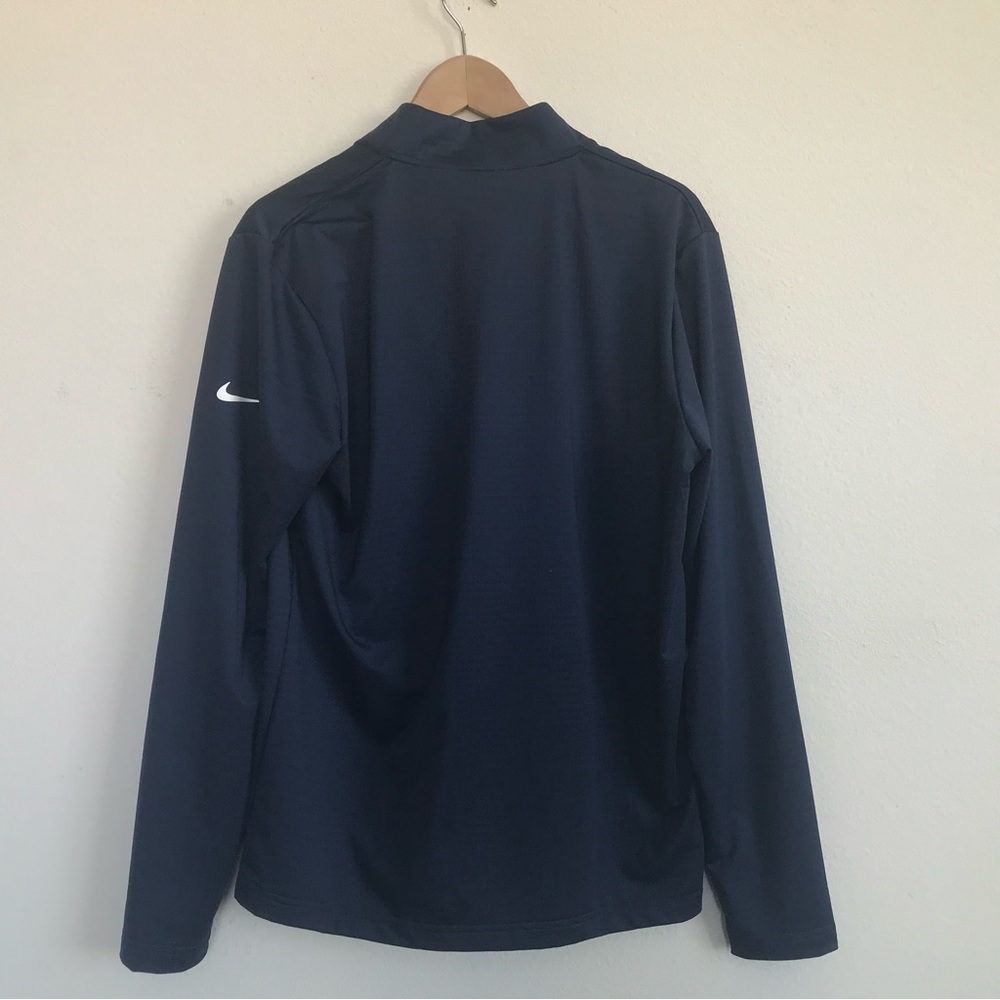 NEW Nike Dri-FIT Golf Logo Pullover 1/4 Zip Mens Size Medium Blue FD5837-410 - Picture 5 of 7